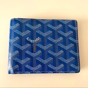 Goyard Bi-Fold Victoire PM Wallet Sky Blue